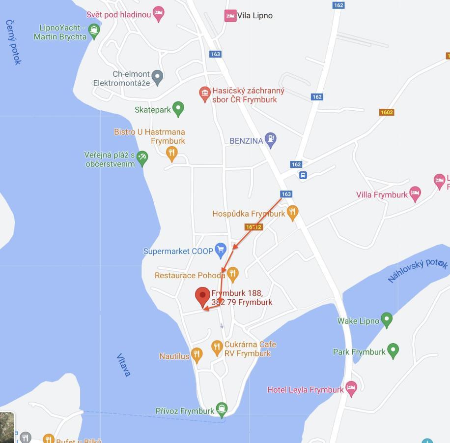 Apartmany V Ulicce Frymburk Kültér fotó